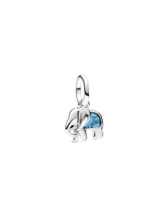 Mini Charm Colgante Elefante Color Turquesa en Plata de Ley – Pandora ME 2