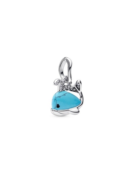 Charm Colgante Ballena Turquesa en Plata de Ley – Pandora Moments