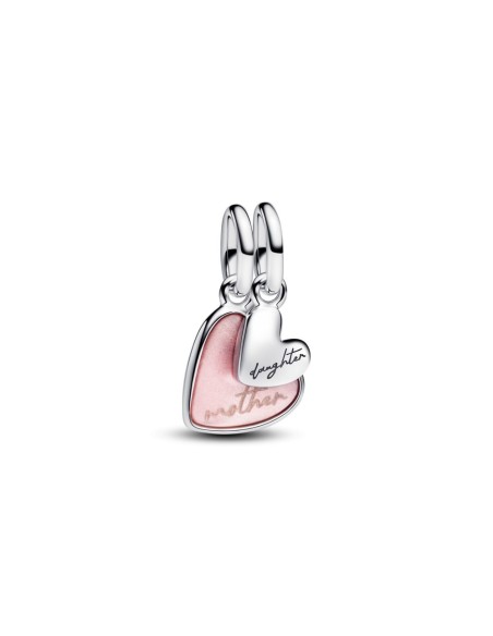 Charm Pandora Colgante Divisible Madre e Hija – Plata de Ley