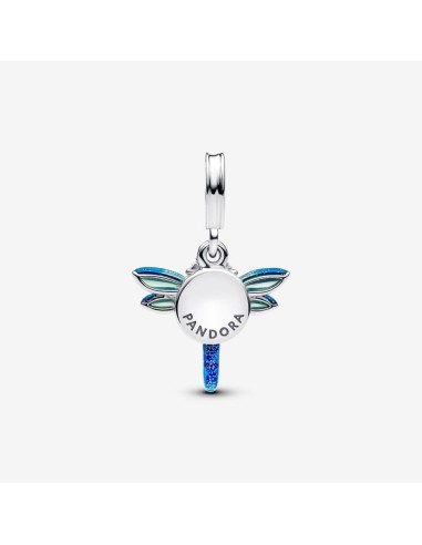 Charm Colgante Doble Libélula de Pandora en Plata de Ley
