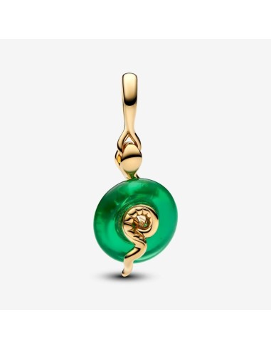 Charm Colgante Serpiente Verde de Cristal de Murano | Pandora