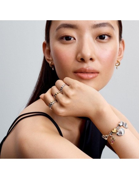 Colgante de Plata con Baño de Oro de 14k | Pandora