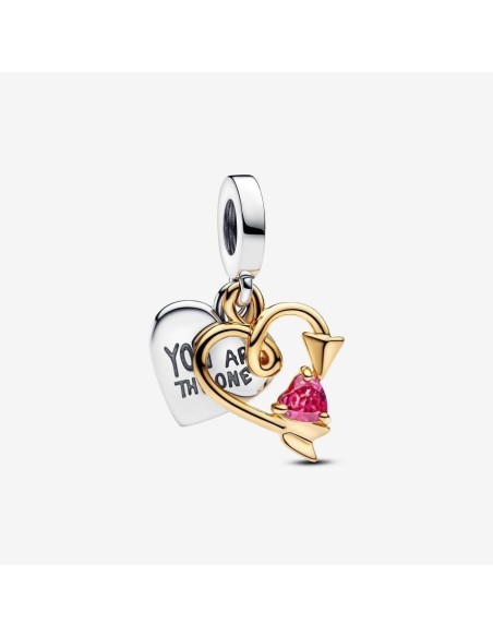 Colgante de Plata con Baño de Oro de 14k | Pandora