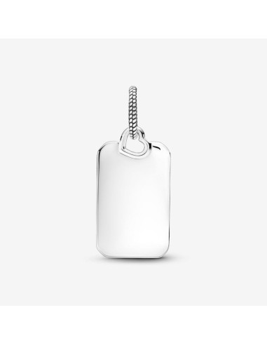 Colgante Rectangular de Plata de Ley Personalizable | Pandora 398611C00