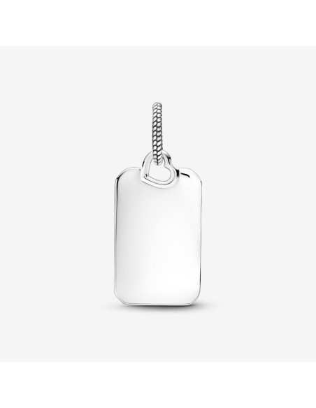 Colgante Rectangular de Plata de Ley Personalizable | Pandora 398611C00