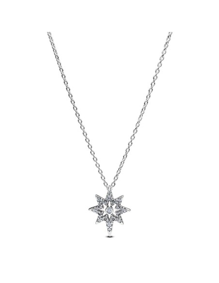 Collar en plata de ley Estrella Polar | Pandora Oficial