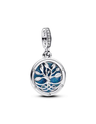 Charm Colgante en plata de ley Árbol del Infinito que brilla en la oscuridad | Pandora Oficial
