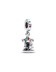 Charm Colgante en plata de ley Carrusel Giratorio | Pandora Oficial 2