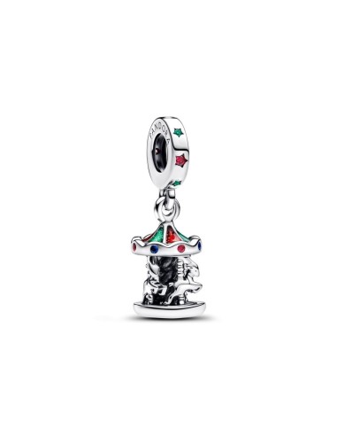 Charm Colgante en plata de ley Carrusel Giratorio | Pandora Oficial