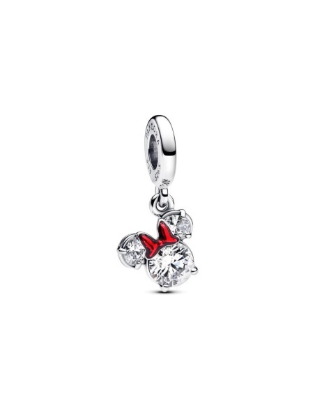 Charm Colgante en plata de ley Silueta de Minnie Mouse de Disney | Pandora Oficial