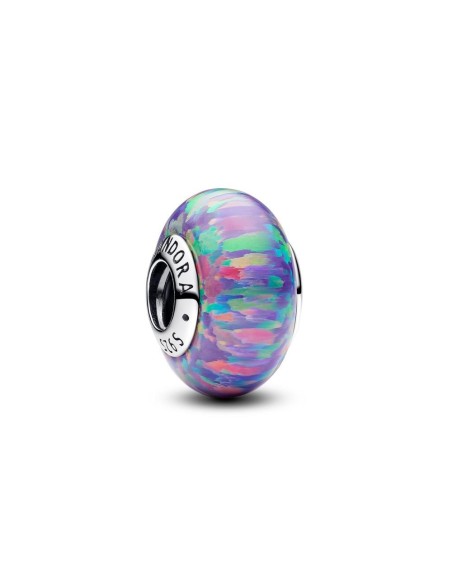 Charm en plata de ley Morado Opalescente  