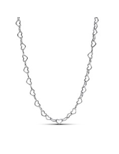Collar en plata de ley Corazones Unidos Pandora 2