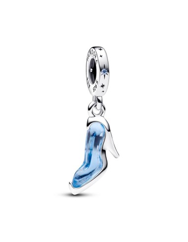 Charm Colgante en plata de ley Zapato de Cristal de La Cenicienta de Disney