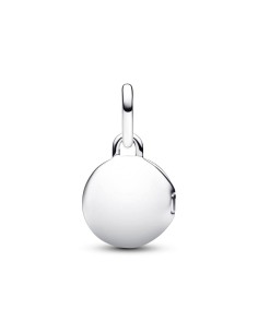 Charm Colgante en plata de ley Medalla Grabable que se abre  2