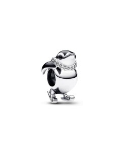 Charm en plata de ley Pingüino Esquiador