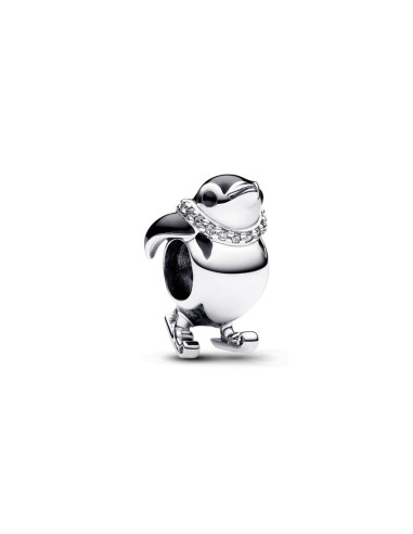 Charm en plata de ley Pingüino Esquiador