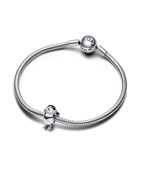 Charm en plata de ley Pingüino Esquiador