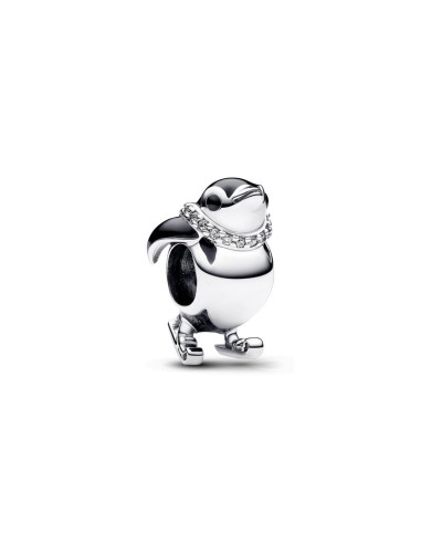 Charm en plata de ley Pingüino Esquiador