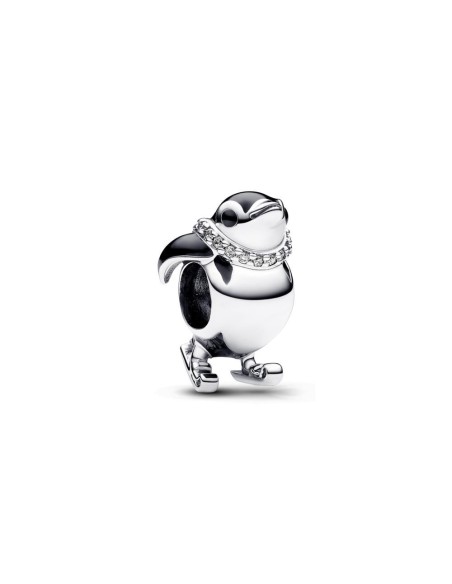 Charm en plata de ley Pingüino Esquiador