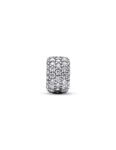 Charm Triple Fila Brillante en Pavé