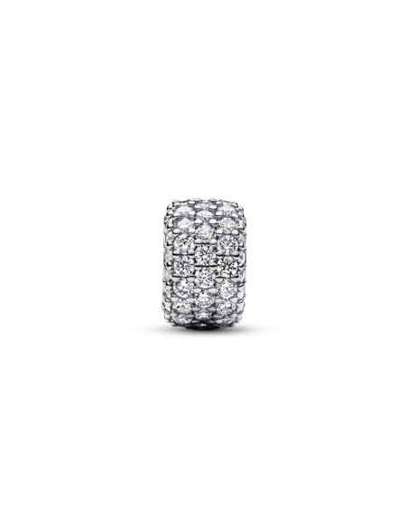 Charm Triple Fila Brillante en Pavé