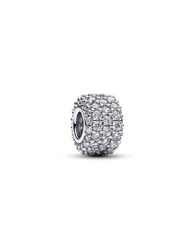 Charm Triple Fila Brillante en Pavé