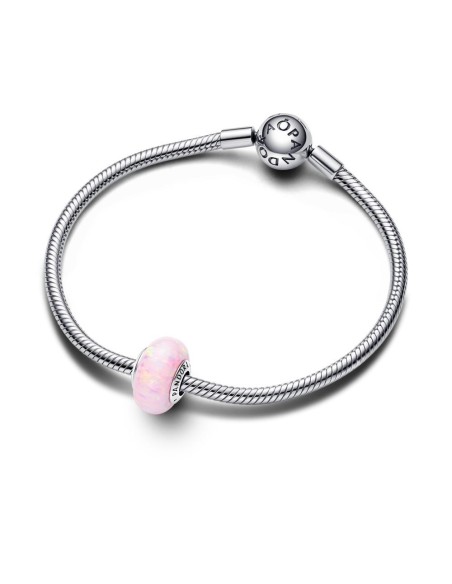 🌸 Charm Rosa Opalescente Pandora – Plata de Ley con Ópalo 🌟