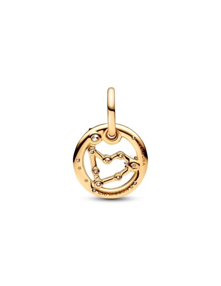 Charm Colgante con un recubrimiento en oro de 14k Zodiaco Capricornio Pandora