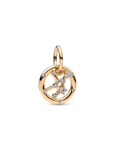 Charm Colgante con un recubrimiento en oro de 14k Zodiaco Virgo Pandora