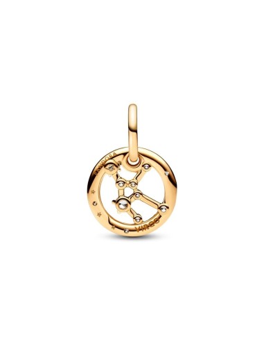 Charm Colgante con un recubrimiento en oro de 14k Zodiaco Virgo Pandora