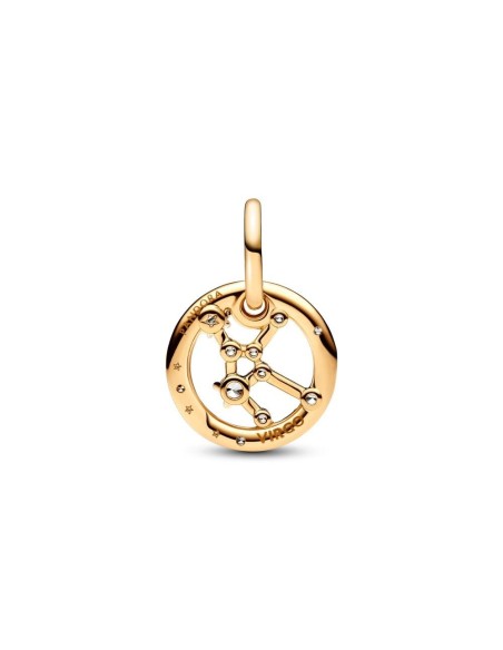 Charm Colgante con un recubrimiento en oro de 14k Zodiaco Virgo Pandora