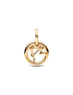 Charm Colgante con un recubrimiento en oro de 14k Zodiaco Libra Pandora 2