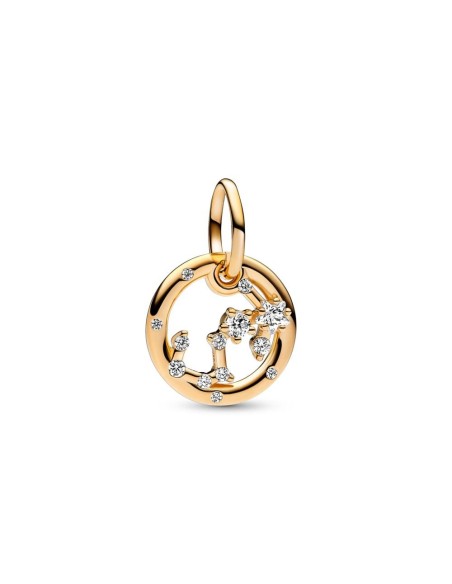 Charm Colgante con un recubrimiento en oro de 14k Zodiaco Escorpio Pandora