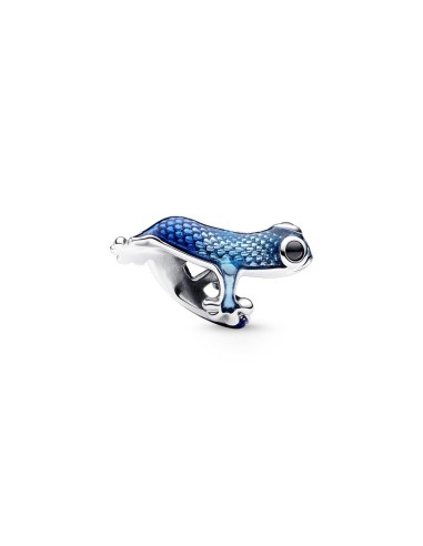 Charm en plata de ley Geco Azul Metalizado Pandora