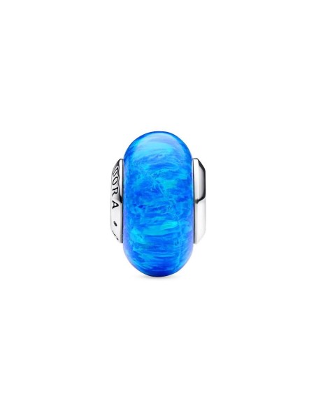 Charm en plata de ley Océano Opalescente Azul Profundo Pandora