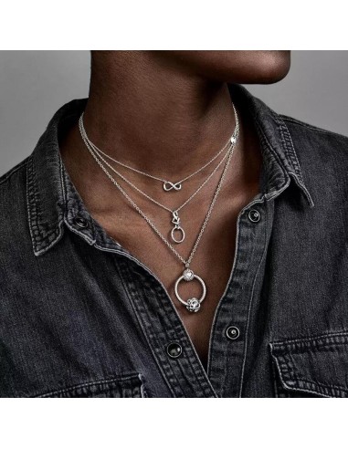 Collar Pandora de plata de ley