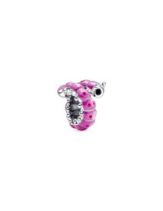 Charm en plata de ley Oruga Rizada