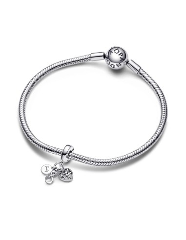Charm Colgante Triple en plata de ley Inifinito Familia Pandora