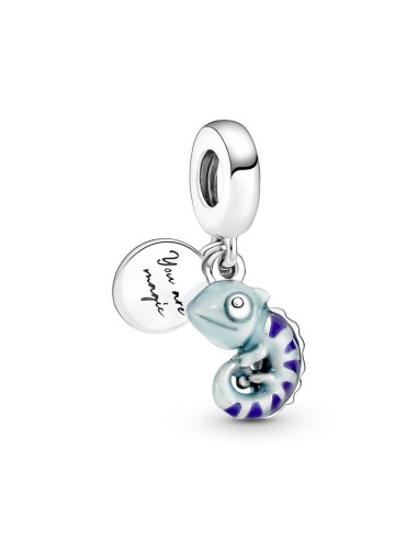 Charm Colgante en plata de ley Camaleón Que Cambia de Color