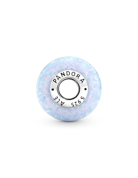 Charm en plata de ley Azul Océano Opalescente