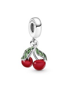 Charm Colgante en plata de ley Cereza Asimétrica