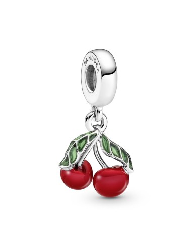 Charm Colgante en plata de ley Cereza Asimétrica