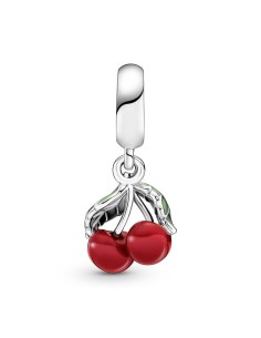 Charm Colgante en plata de ley Cereza Asimétrica 2