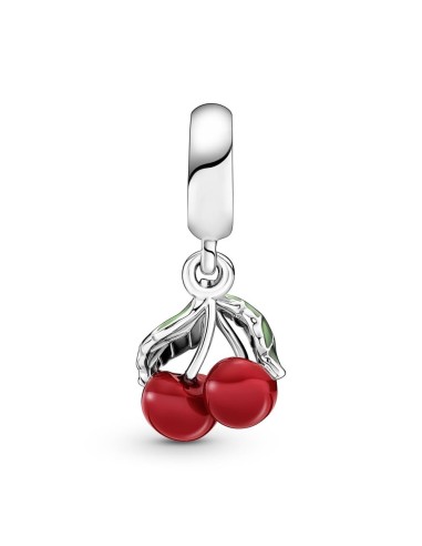 Charm Colgante en plata de ley Cereza Asimétrica
