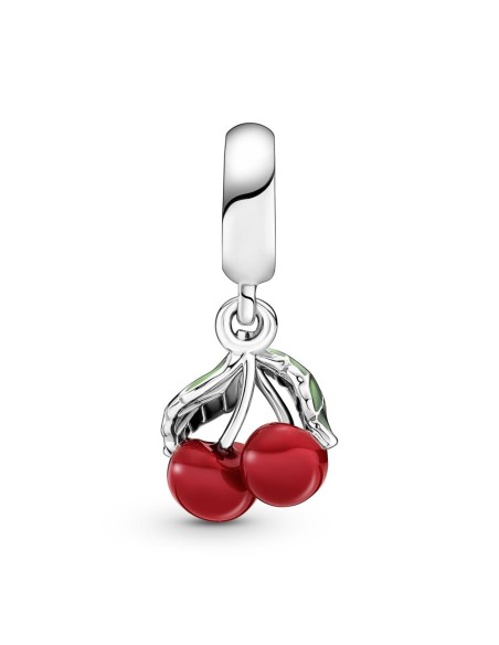 Charm Colgante en plata de ley Cereza Asimétrica