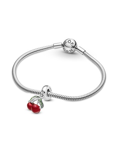 Charm Colgante en plata de ley Cereza Asimétrica