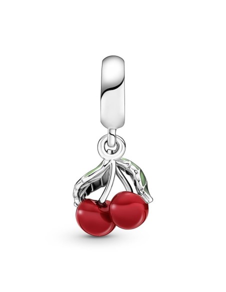 Charm Colgante en plata de ley Cereza Asimétrica
