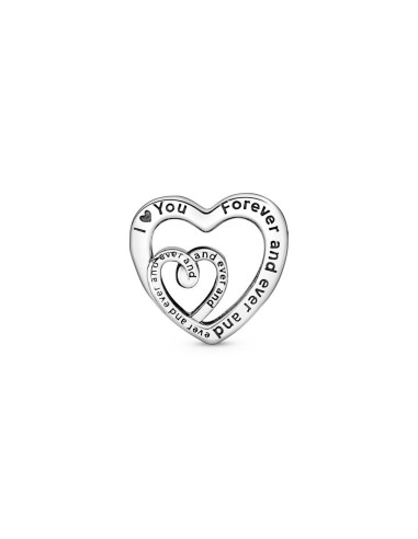 Charm en plata de ley Corazones Infinitos Entrelazados "Mamá"
