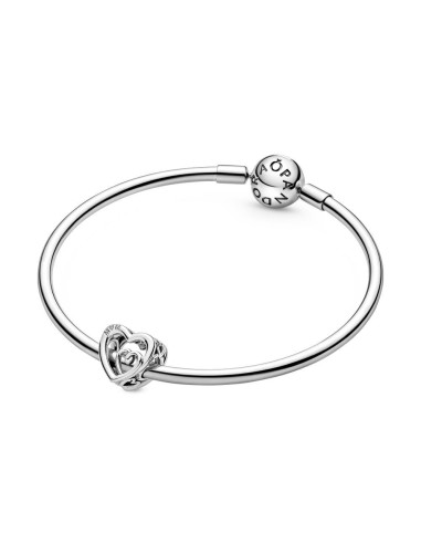 Charm en plata de ley Corazones Infinitos Entrelazados "Mamá"