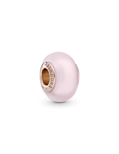 Charm de cristal de Murano Rosa color rosa